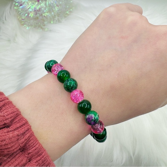 The Watermelon Beaded Bracelet - Picture 1 of 5